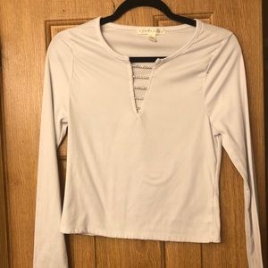 White shirt with sparkles